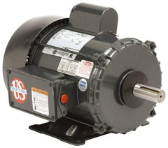 US Motors - 1.5 hp, TENV Enclosure, Auto Thermal Protection, 3,450 RPM, 115/230 Volt, 60 Hz, Industrial Electric AC/DC Motor - Size 143 Frame, Rigid Base Mount, 1 Speed, Ball Bearings, 17.4/8.7 Full Load Amps, B Class Insulation, CCW Lead End Rev - Caliber Tooling