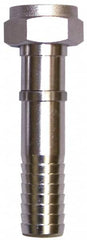 SuperKlean - FGHT x 3/4" Hose Barb, FGHT x Hose Barb Swivel - Stainless Steel - Caliber Tooling