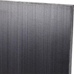 Made in USA - 1/4" Thick x 12" Wide x 3' Long, Polyethylene (UHMW) Sheet - Black, Antistatic Grade - Caliber Tooling