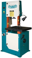 Clausing - 20 Inch Throat Capacity, Variable Speed Pulley Vertical Bandsaw - 50 to 5200 SFPM, 3 HP, Three Phase - Caliber Tooling