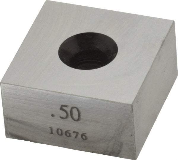 Value Collection - 0.5" Square Steel Gage Block - Accuracy Grade 0, Includes NIST Traceability Certification - Caliber Tooling