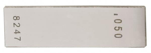 Value Collection - 0.121" Rectangular Steel Gage Block - Accuracy Grade AS-1, Includes NIST Traceability Certification - Caliber Tooling