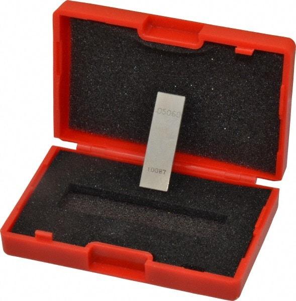 Value Collection - 0.0506" Rectangular Steel Gage Block - Accuracy Grade 0 - Caliber Tooling