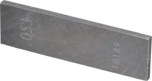 Value Collection - 0.053" Rectangular Steel Gage Block - Accuracy Grade 0 - Caliber Tooling