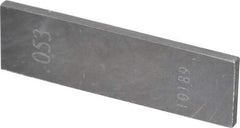 Value Collection - 0.053" Rectangular Steel Gage Block - Accuracy Grade 0 - Caliber Tooling