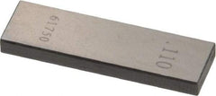 Value Collection - 0.11" Rectangular Steel Gage Block - Accuracy Grade 0, Includes NIST Traceability Certification - Caliber Tooling