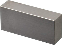 Value Collection - 0.6" Rectangular Steel Gage Block - Accuracy Grade 0, Includes NIST Traceability Certification - Caliber Tooling