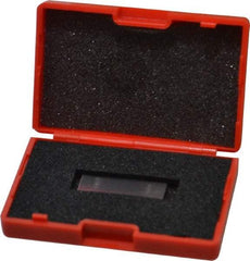 Value Collection - 0.10005" Rectangular Steel Gage Block - Accuracy Grade AS-1, Includes NIST Traceability Certification - Caliber Tooling