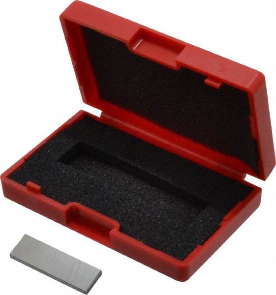 Value Collection - 0.1007" Rectangular Steel Gage Block - Accuracy Grade AS-1, Includes NIST Traceability Certification - Caliber Tooling