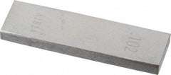 Value Collection - 0.102" Rectangular Steel Gage Block - Accuracy Grade AS-1, Includes NIST Traceability Certification - Caliber Tooling