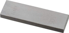 Value Collection - 0.106" Rectangular Steel Gage Block - Accuracy Grade AS-1, Includes NIST Traceability Certification - Caliber Tooling