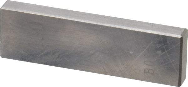 Value Collection - 0.13" Rectangular Steel Gage Block - Accuracy Grade AS-1, Includes NIST Traceability Certification - Caliber Tooling