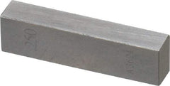 Value Collection - 0.25" Rectangular Steel Gage Block - Accuracy Grade AS-1, Includes NIST Traceability Certification - Caliber Tooling