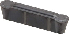 Kennametal - 0405M0R GMN Grade KC5010, 4.05mm Cutting Width Carbide Grooving Insert - 3.4mm Max Depth of Cut, Neutral, 2.03mm Corner Radius, TiAlN Finish - Caliber Tooling