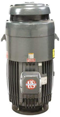 US Motors - 75 hp, TEFC Enclosure, No Thermal Protection, 1,775 RPM, 460 Volt, 60 Hz, Three Phase Standard Efficient Motor - Size 365 Frame, Vertical Mount, 1 Speed, Ball Bearings, 88 Full Load Amps, F Class Insulation, Reversible - Caliber Tooling