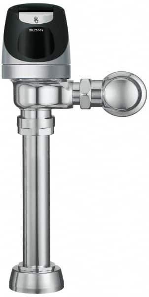 Sloan Valve Co. - 1-1/2" Spud Coupling, 1-1/2" Pipe, Closet Automatic Flush Valve - Single Flush, 1.6 Gal per Flush, Metal Cover, Powered by Solar Battery Backup - Caliber Tooling