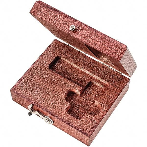 Starrett - Square Accessories Type: Wood Case For Use With: 1-1/2" 20 Master Precision Square - Caliber Tooling