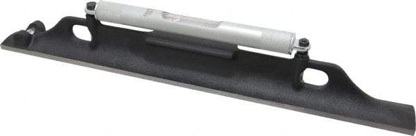 Starrett - 18" Long, 0.0050 & 0.0500" Graduation Sensitivity per 10", 2 Vials, Machinists' Level - Cast Iron - Caliber Tooling