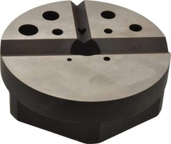 Starrett - 1 Piece Vise Bench Block - Alloy Steel, 1/8 - 7/8 Tapped Hole, 4-7/8" Wide, 1-1/2" High - Caliber Tooling