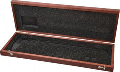 Starrett - 12" OAL, Wood Caliper Case - 1 Piece, For Use with 798 Series 0-12" (300 mm) Electronic Calipers - Caliber Tooling