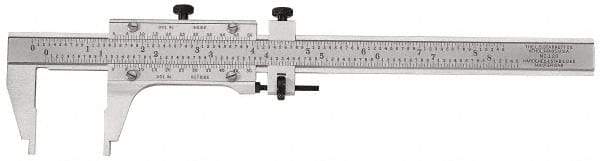 Starrett - 0 to 24" Steel Vernier Caliper - 0.0010" Graduation, 2-5/16" Jaw Depth, 0.0005" Accuracy - Caliber Tooling