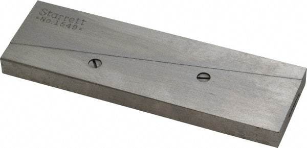 Starrett - 15/16 to 1-5/16" Adjustable Parallel - 3-9/16" Long x 9/32" Thick - Caliber Tooling