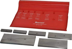 Starrett - 3/8 to 2-1/4 Inch Adjustable Parallel Set - 1-3/4 to 5-1/16 Inch Long, 9/32 Inch Thick, Includes Case, 6 Pieces - Caliber Tooling