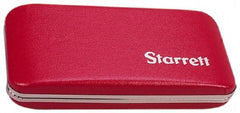 Starrett - Micrometer Case - 1" Max Measurement, Use with 226 & 226M Outside Micrometers - Caliber Tooling