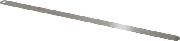 Starrett - 0.019 Inch Thick x 1/2 Inch Wide x 12 Inch Leaf Length, Parallel Feeler Gage - Tempered Steel - Caliber Tooling