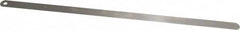 Starrett - 0.02 Inch Thick x 1/2 Inch Wide x 12 Inch Leaf Length, Parallel Feeler Gage - Tempered Steel - Caliber Tooling