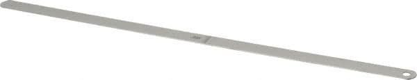 Starrett - 0.03 Inch Thick x 1/2 Inch Wide x 12 Inch Leaf Length, Parallel Feeler Gage - Tempered Steel - Caliber Tooling