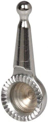 Starrett - 1/16" Ball Diam, Steel, Ball Test Indicator Contact Point - 5/32" Contact Point Length, Use with Starrett 711 Series Last Word Dial Test Indicators - Caliber Tooling