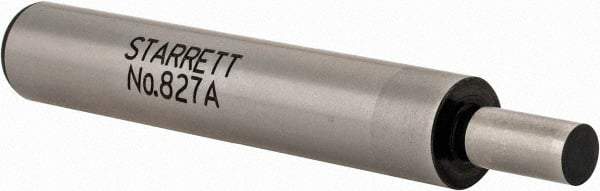 Starrett - 0.2" Head Diam, 3/8" Shank, Single End, Mechanical Edge Finder - Cylindrical Contact - Caliber Tooling