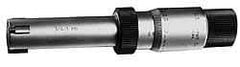 Starrett - 2.00 to 2-5/8", 3-1/16" Gage Depth, Mechanical Inside Hole Micrometer - 0.0003" Graduation, 0.0002" Accuracy, Ratchet Stop Thimble - Caliber Tooling