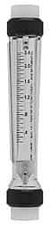 King - 1" FNPT Port Polysulfone Tube, PVDF Union End Flowmeter - 150 Max psi, 15 GPM, Plastic - Caliber Tooling