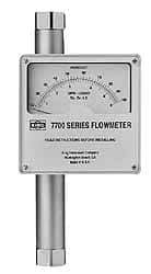 King - 1" Flange Port Stainless Steel Flowmeter - 1500 Max psi, 16.5 GPM, 316 Stainless Steel - Caliber Tooling