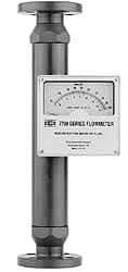 King - 2" Flange Port PVC/Hastelloy Flowmeter - 125 Max psi, 120 GPM, PVC - Caliber Tooling