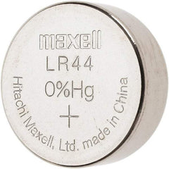 General - Size LR44, Silver Oxide, Button & Coin Cell Battery - 1.5 Volts, LR44 - Caliber Tooling