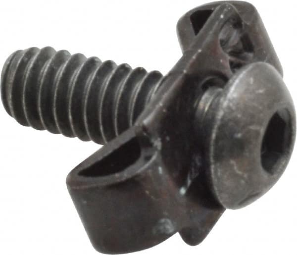 80/20 Inc. - Open Shelving Extrusion End Fastener with Screw - Zinc, Use with Series 10 - Caliber Tooling