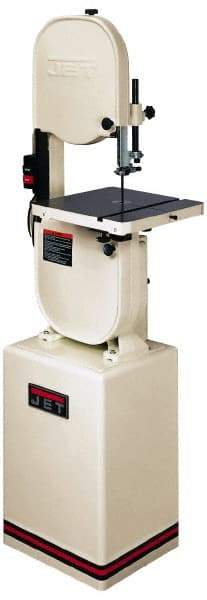 Jet - 13-1/2 Inch Throat Capacity, Vertical Bandsaw - 3000 SFPM, 1 HP, Single Phase - Caliber Tooling