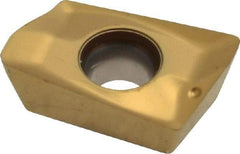 Seco - XOEX120408 E06 Grade F15M Carbide Milling Insert - TiAlN/TiN Finish, 0.199" Thick, 1/32" Corner Radius - Caliber Tooling