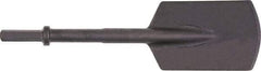 Ingersoll-Rand - 5-1/2" Head Width, 16" OAL, 0.7" Shank Diam, Spade Chisel - Hex Drive, Hex Shank, Steel - Caliber Tooling