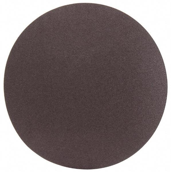 Norton - 24" Diam, 50 Grit Aluminum Oxide Adhesive PSA Disc - Coarse Grade, Brown, X Weighted Backing, Flexible - Caliber Tooling