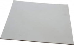 Made in USA - 12" Long, 12" Wide, 1/8" Thick, Silicone Rubber Foam Sheet - 35 to 45 Durometer, White, -20 to 500°F, 640 psi Tensile Strength, Adhesive Backing, Stock Length - Caliber Tooling