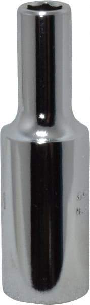 Proto - 3/8" Drive, Deep Hand Socket - 6 Points, 2-1/8" OAL, Chrome Finish - Caliber Tooling