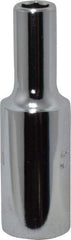 Proto - 3/8" Drive, Deep Hand Socket - 6 Points, 2-1/8" OAL, Chrome Finish - Caliber Tooling