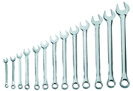 STANLEY® 13 Piece Full Polish Combination Wrench Set – 12 Point - Caliber Tooling