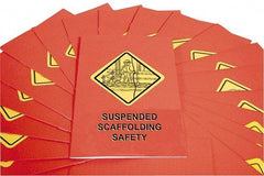 Marcom - Suspended Scaffolding Safety Training Booklet - English and Spanish, Regulatory Compliance Series - Caliber Tooling