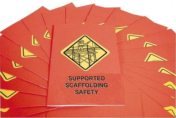 Marcom - Supported Scaffolding Safety Training Booklet - English and Spanish, Regulatory Compliance Series - Caliber Tooling