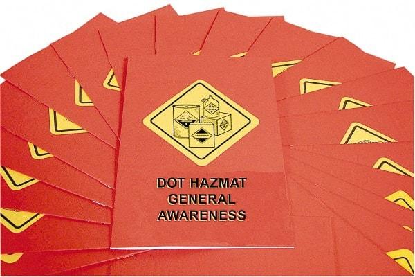 Marcom - DOT HazMat General Awareness Training Booklet - English, Regulatory Compliance Series - Caliber Tooling